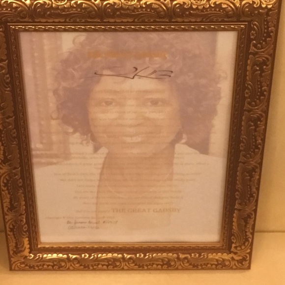 Poetry framed with 2 pieces of jewelry - Picture 2 of 4